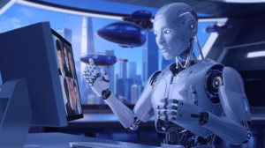 Robot Conducting Interview